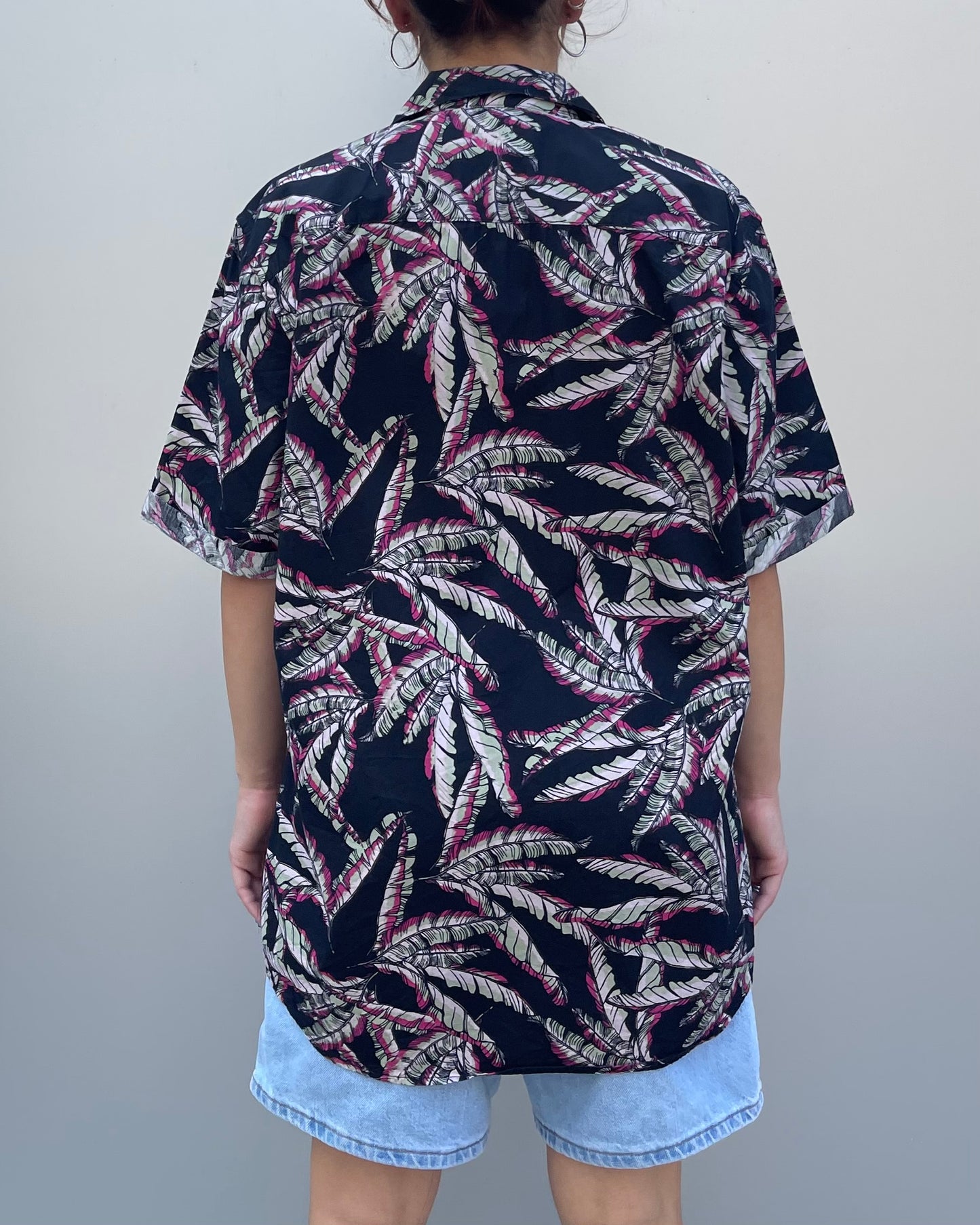 Patterned s/s shirt