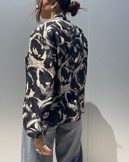 Silk summer blazer