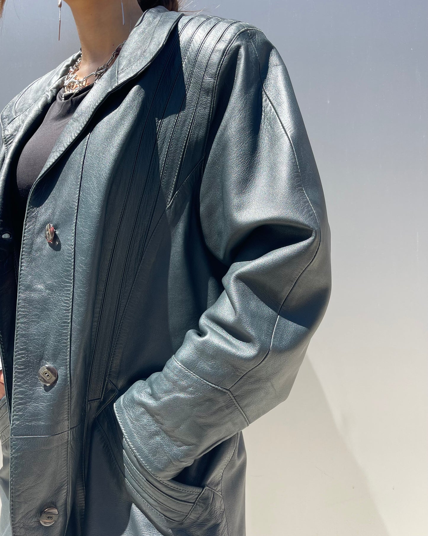 Leather jacket