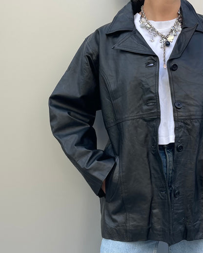 Vegan leather jacket