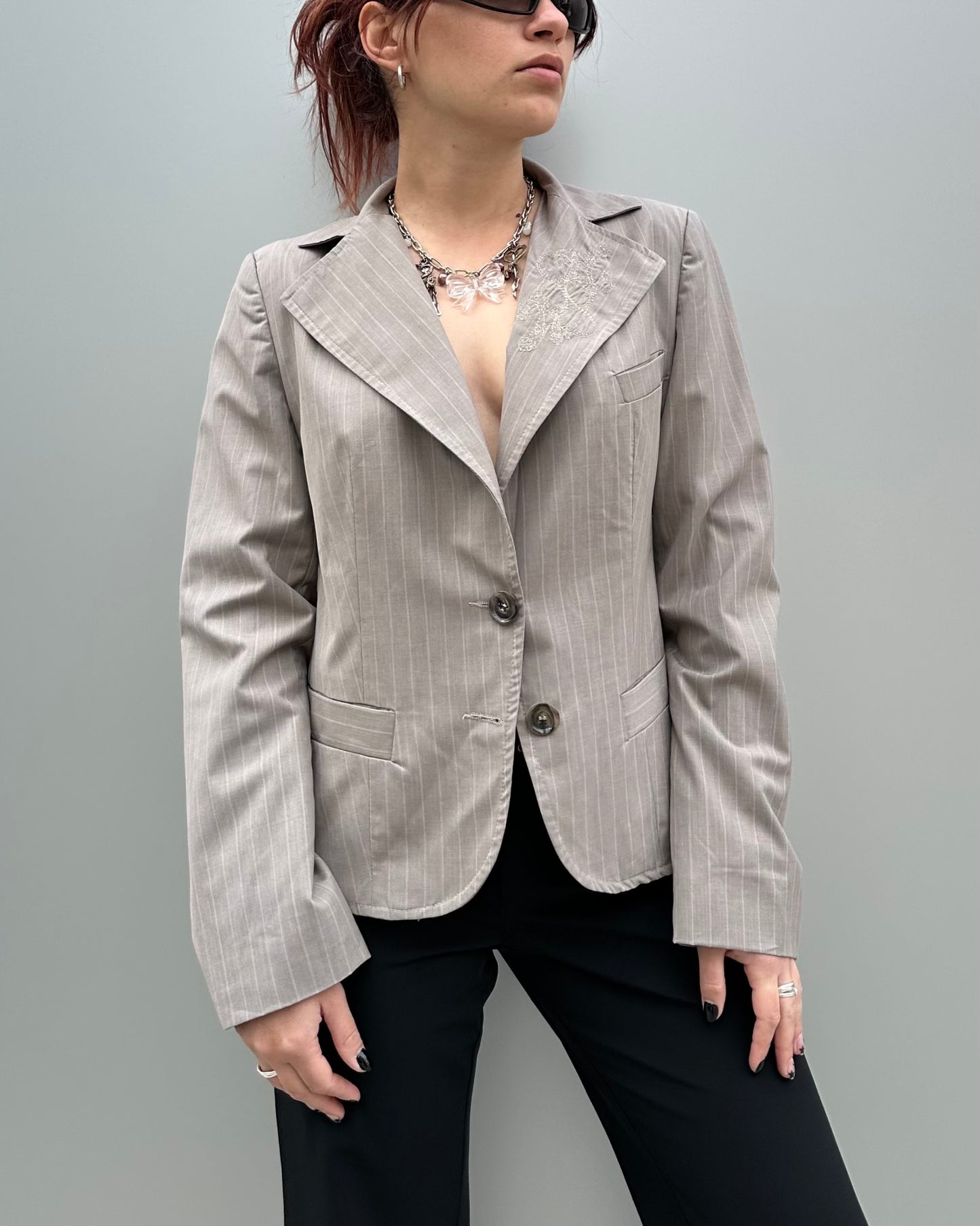 Striped blazer
