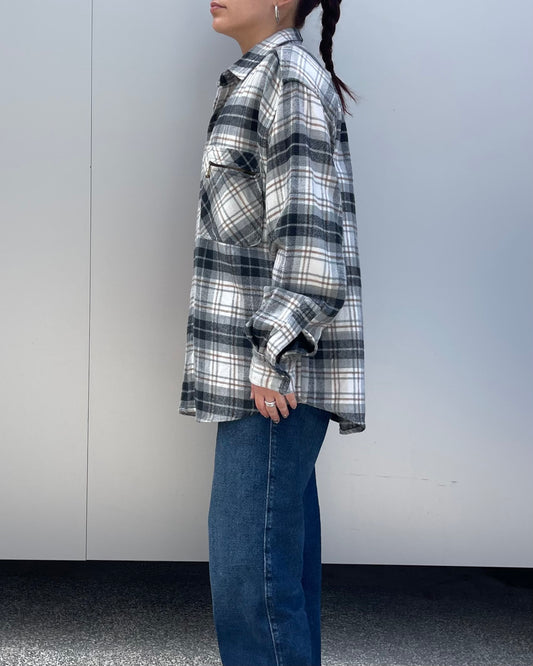 Checked flannel shirt