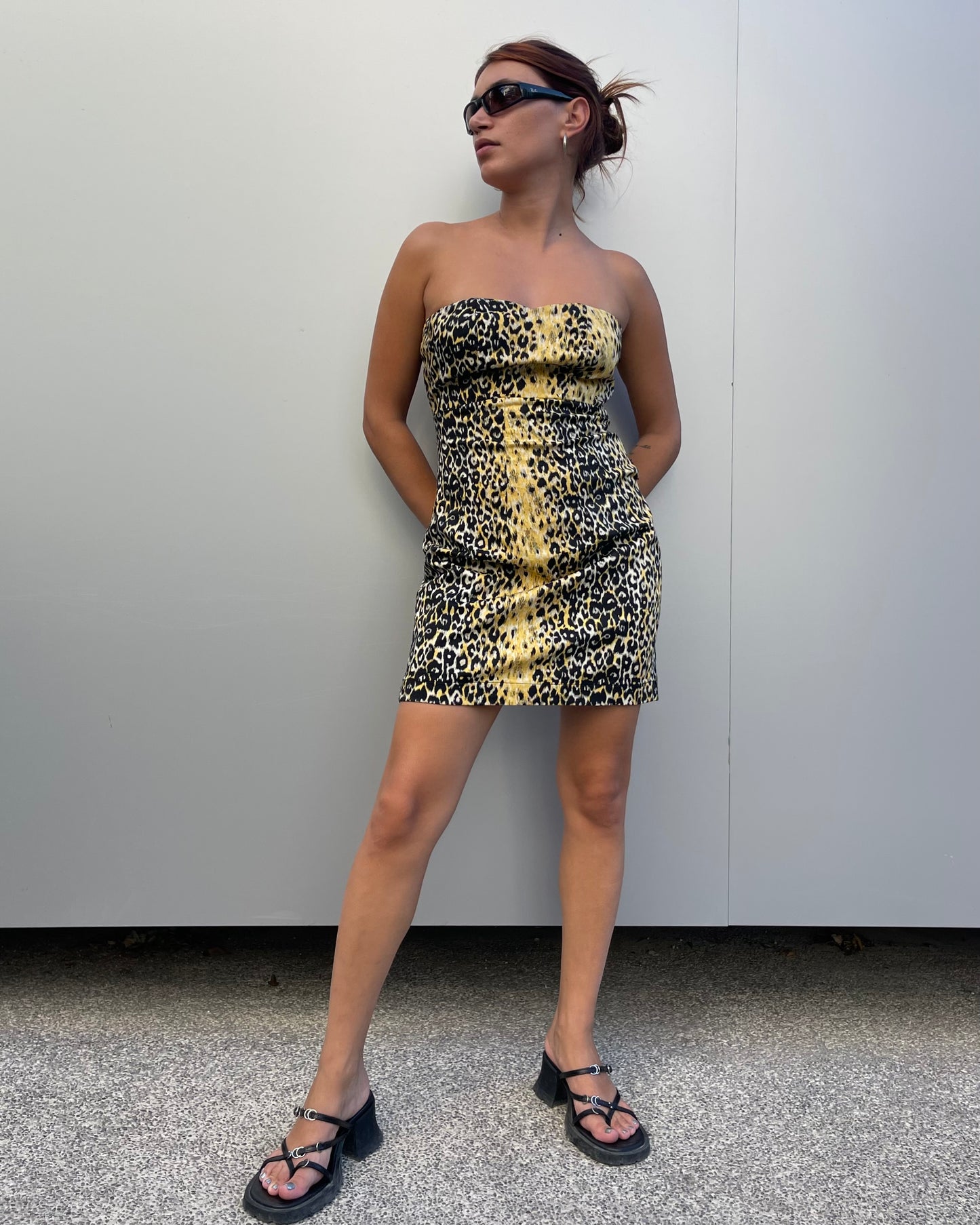 Guess leopard print mini dress