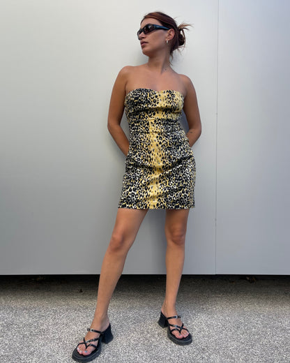 Guess leopard print mini dress