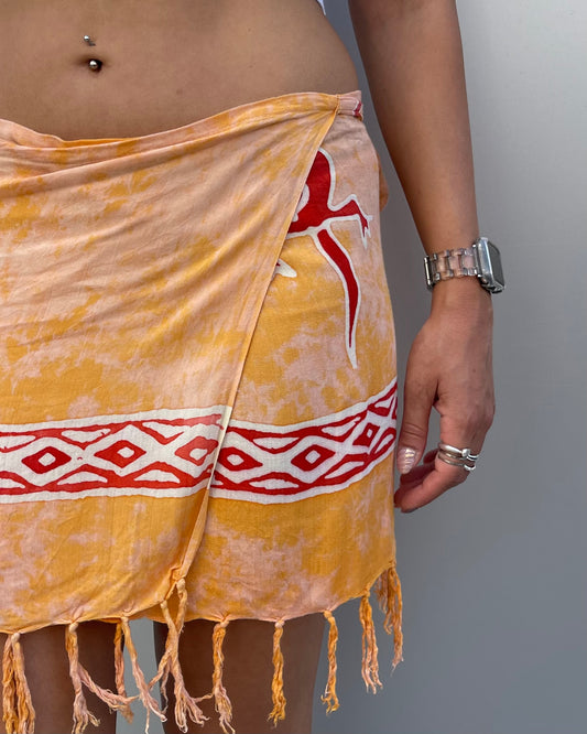 Mini wrap skirt