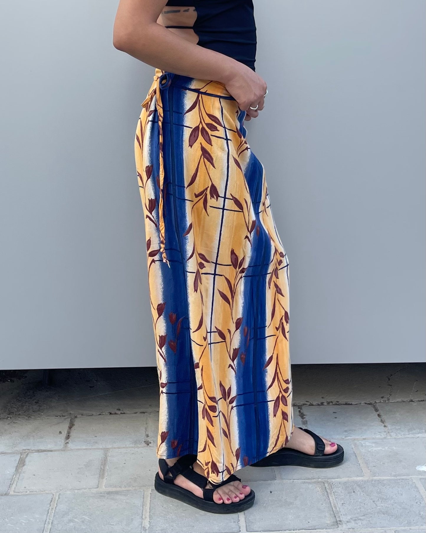 Maxi wrap skirt