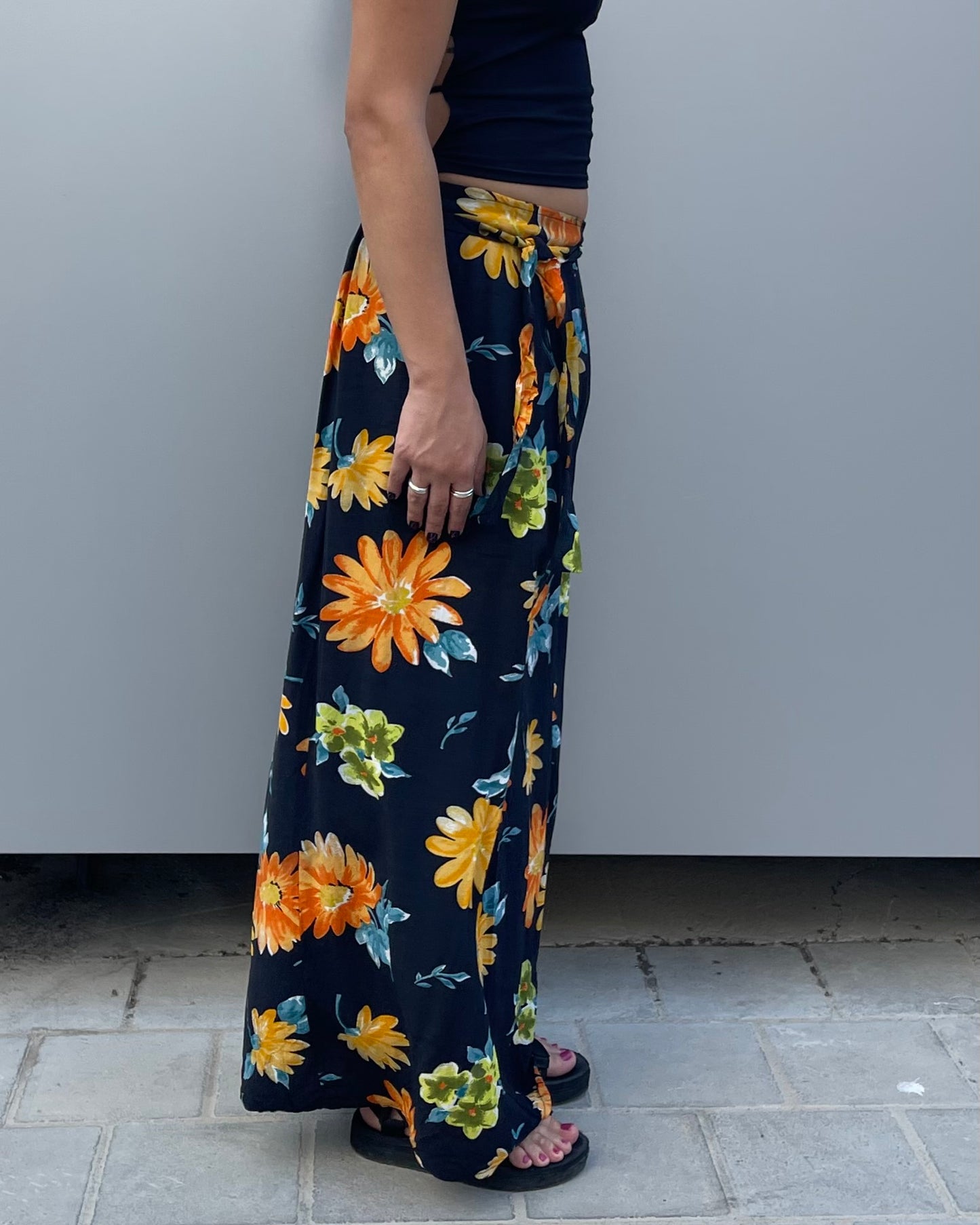 Maxi wrap skirt