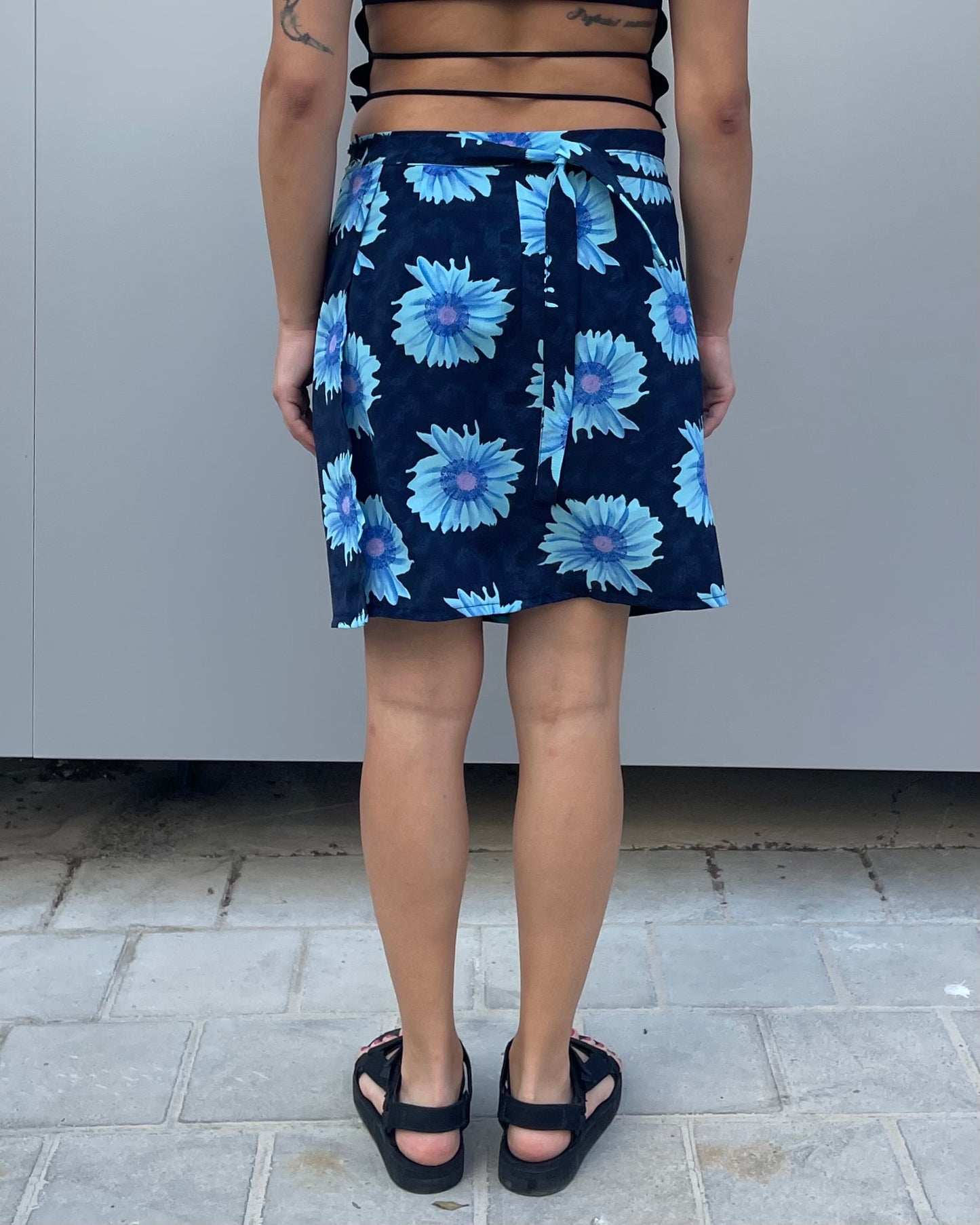 Mini wrap skirt