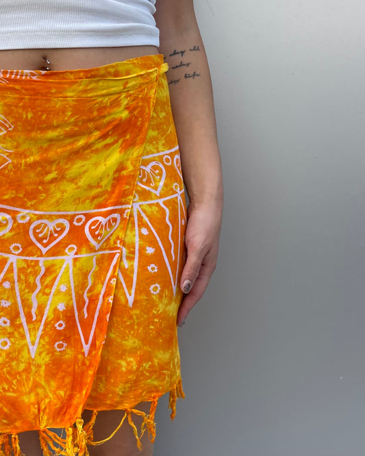 Mini wrap skirt