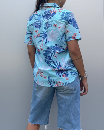 Patterned s/s shirt