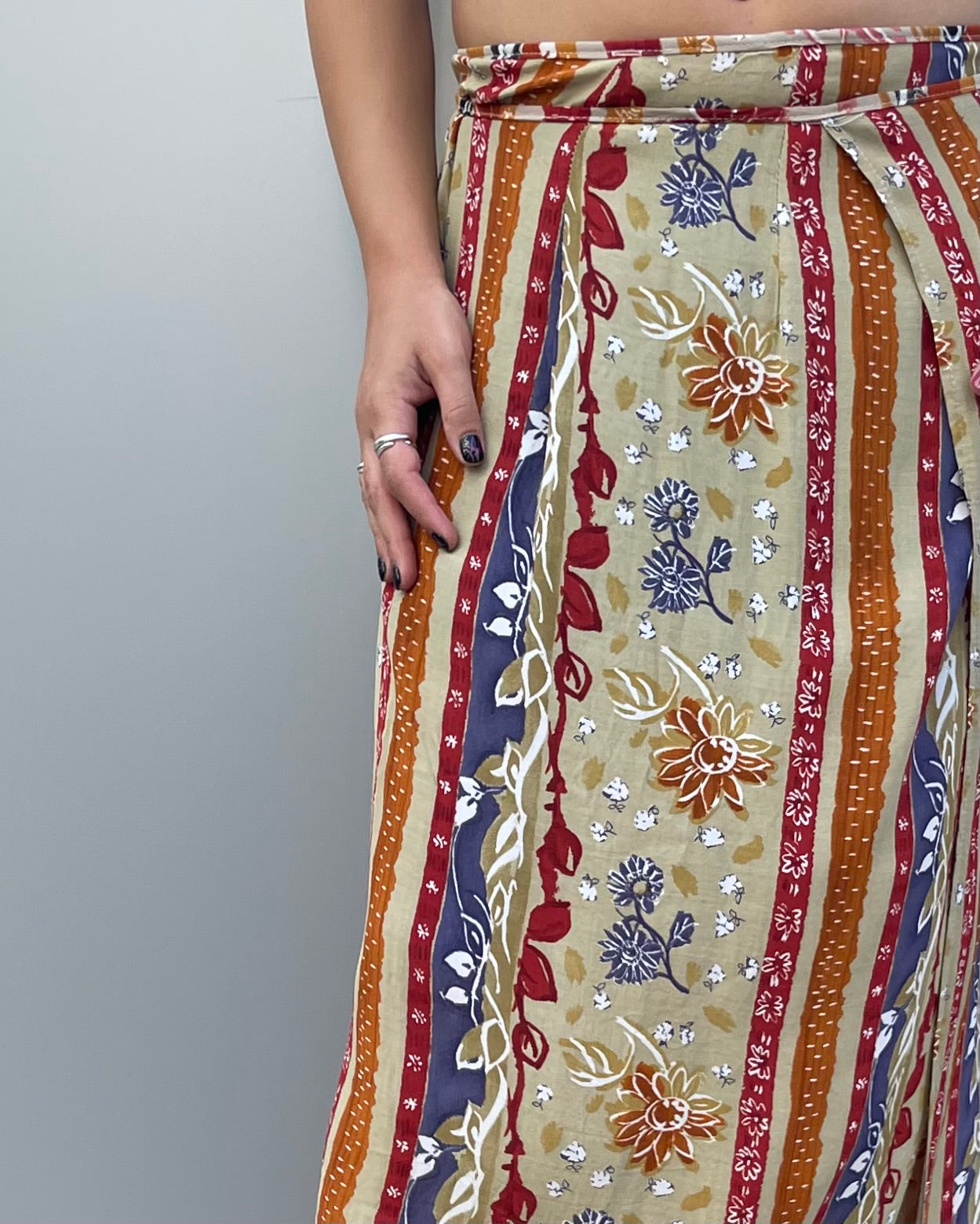 Maxi wrap skirt