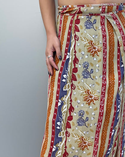 Maxi wrap skirt