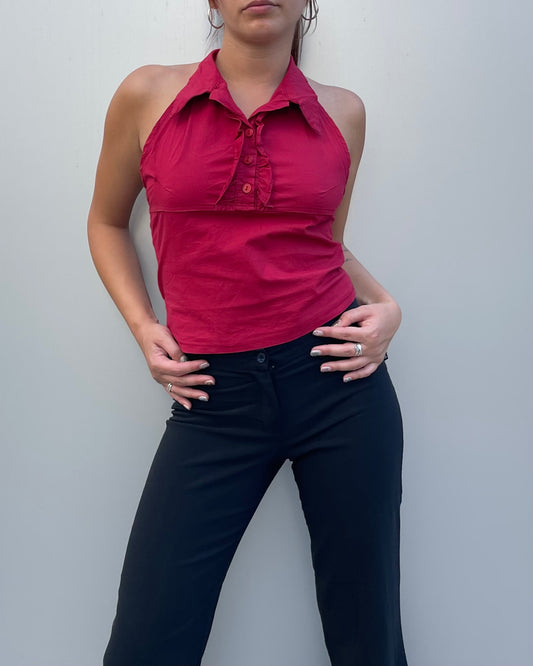 Backless tank top