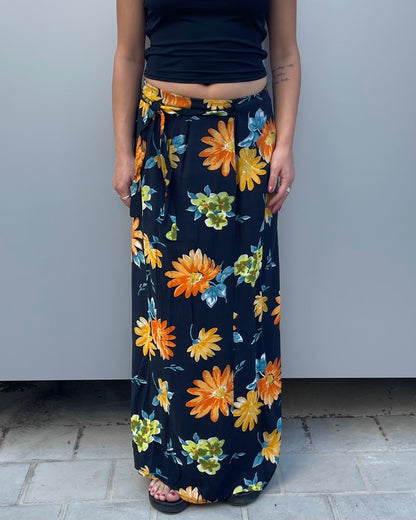 Maxi wrap skirt