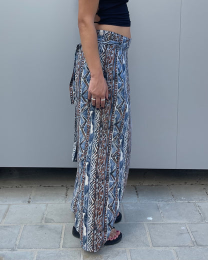 Maxi wrap skirt