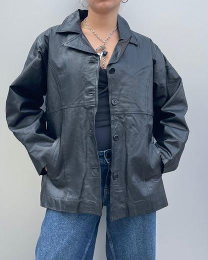 Real leather jacket