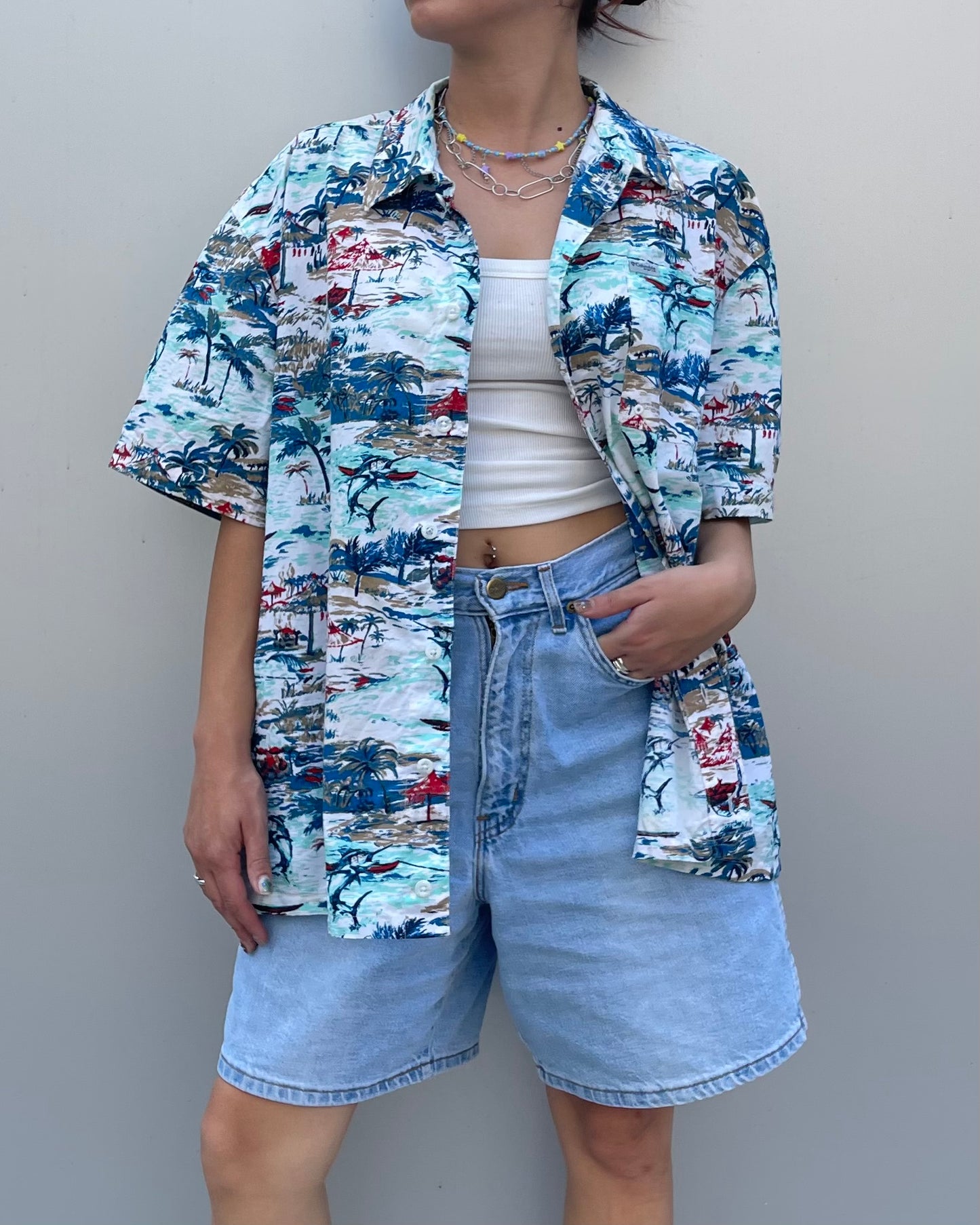 Columbia patterned s/s shirt