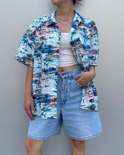 Columbia patterned s/s shirt