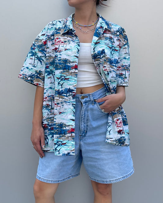 Columbia patterned s/s shirt
