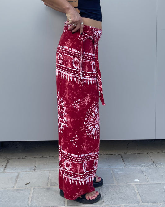 Maxi wrap skirt