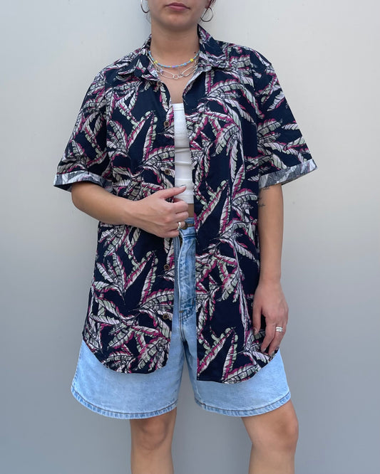 Patterned s/s shirt