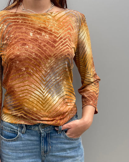 Printed mesh top