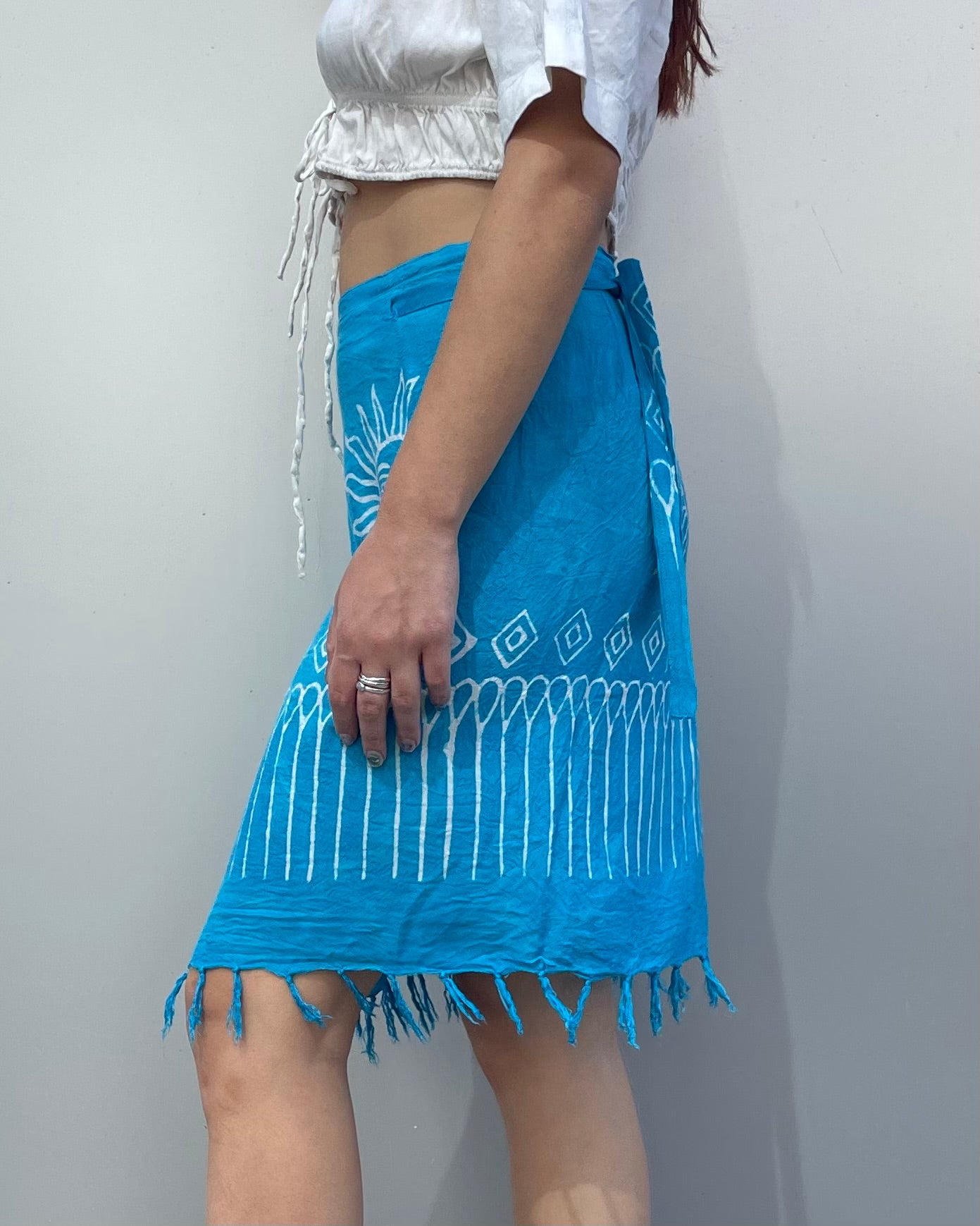 Mini wrap skirt