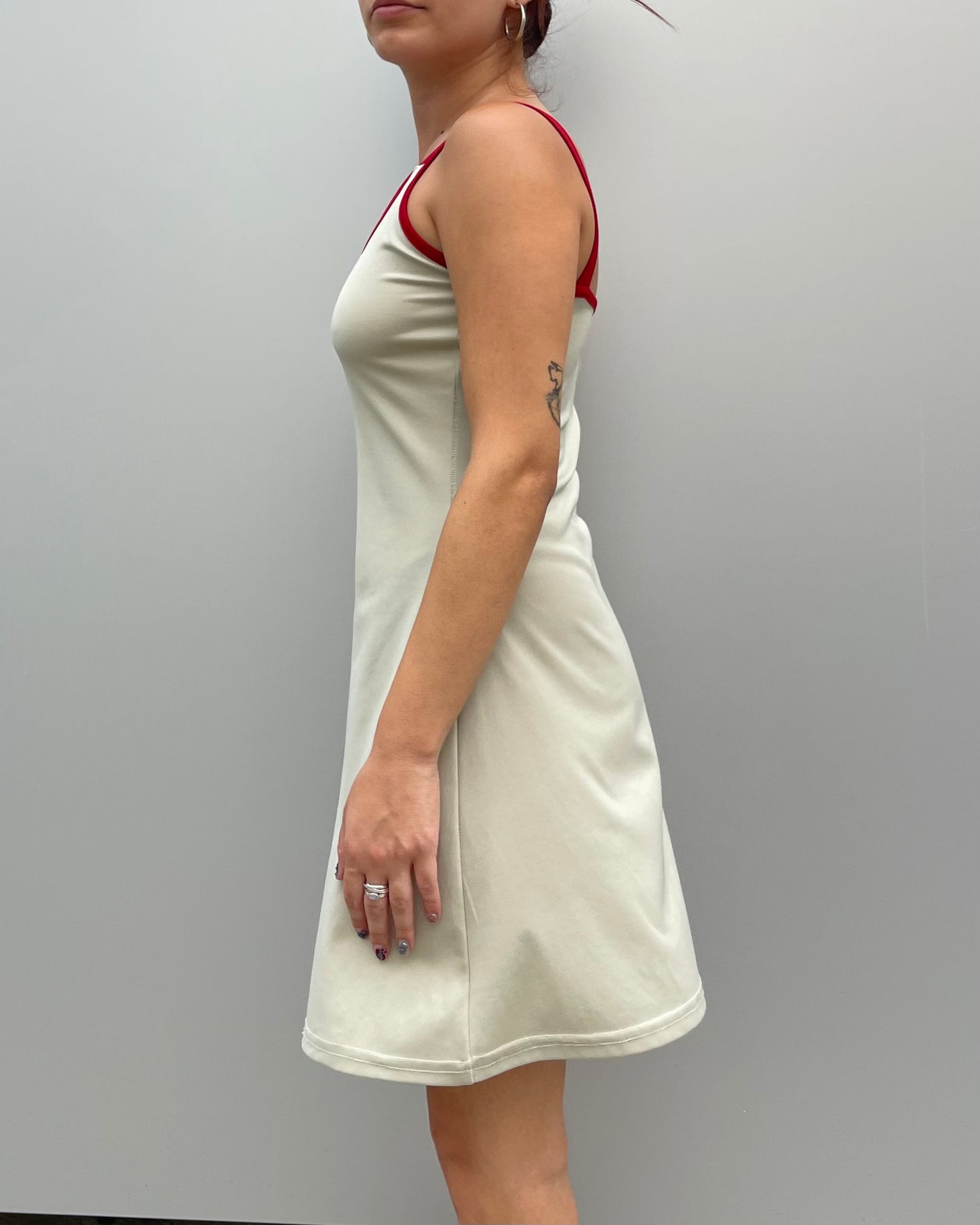 Ribbed cami mini dress