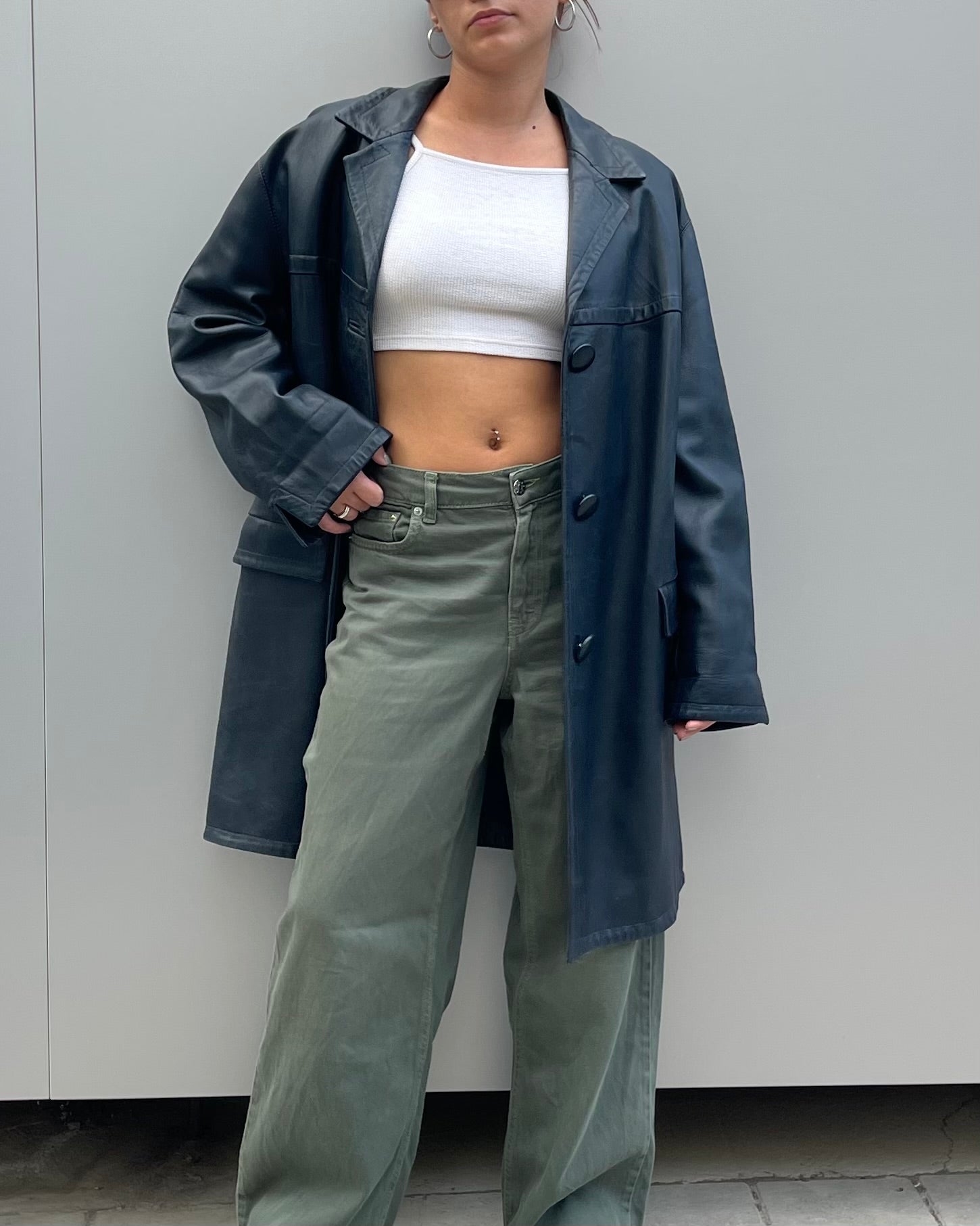 Real leather jacket – Lemons Vintage Shop