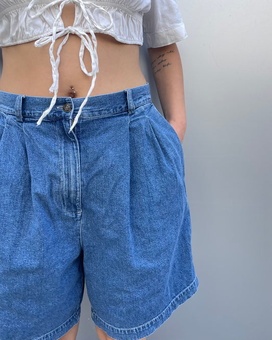 Denim shorts