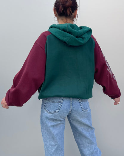 Hooded track top