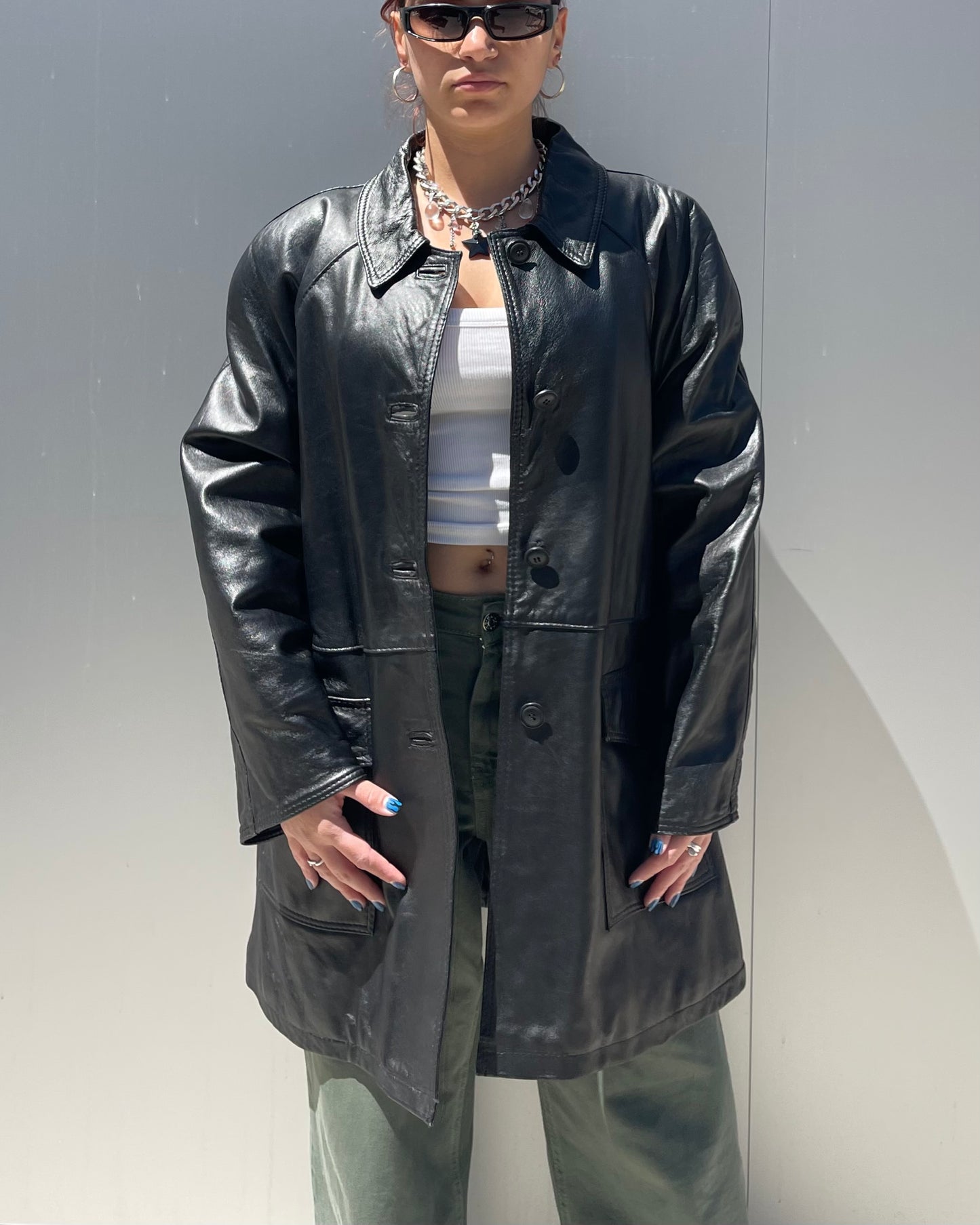 Leather jacket