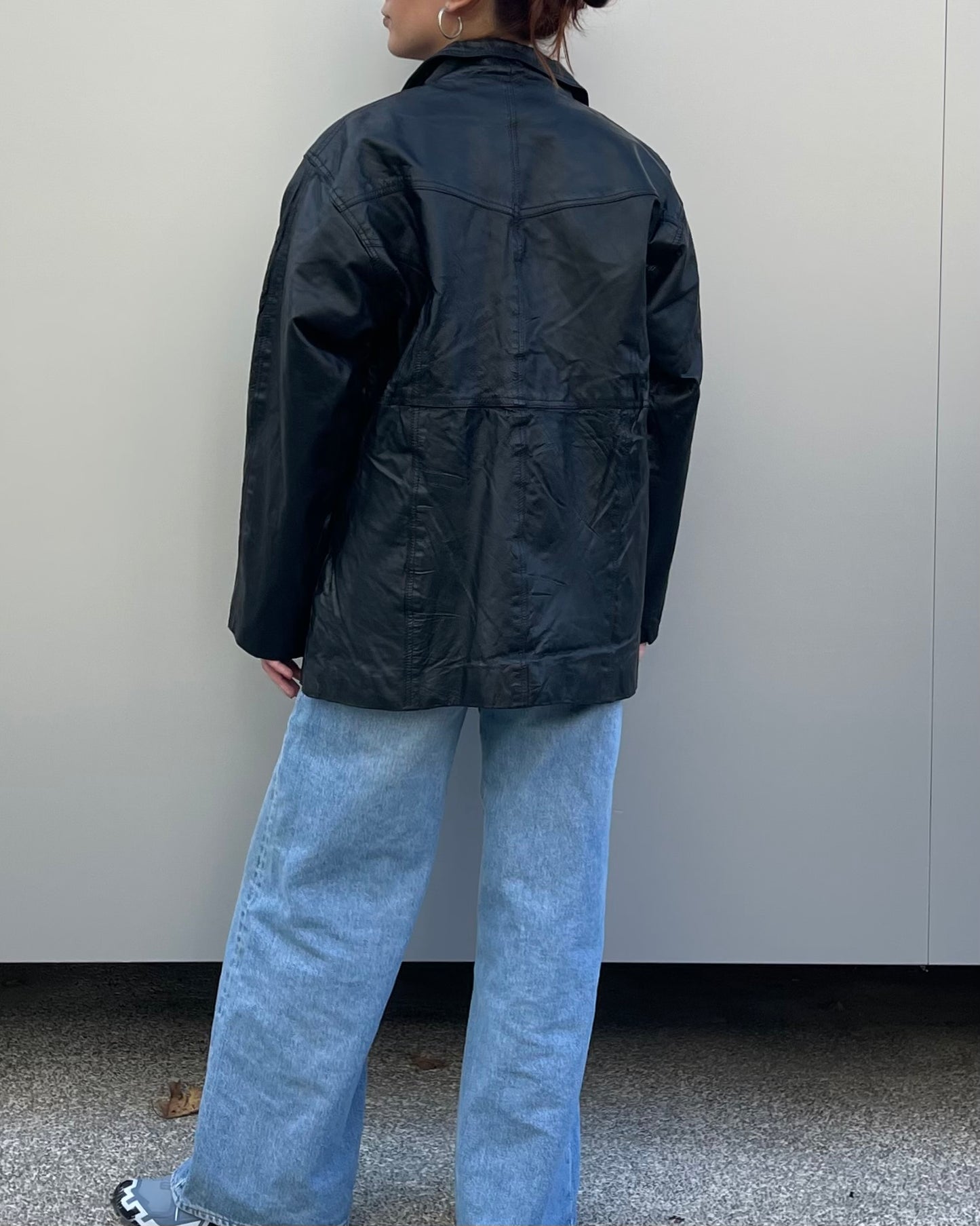 Vegan leather jacket