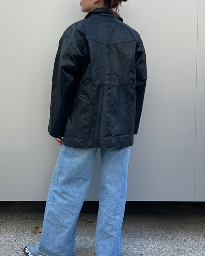 Vegan leather jacket