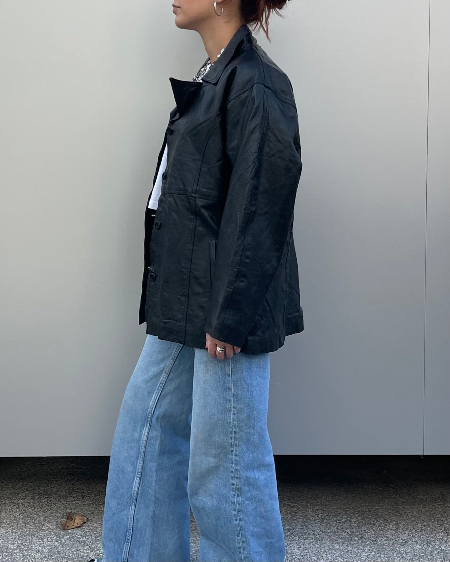 Vegan leather jacket