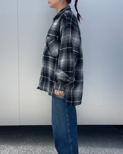 Checked flannel shirt
