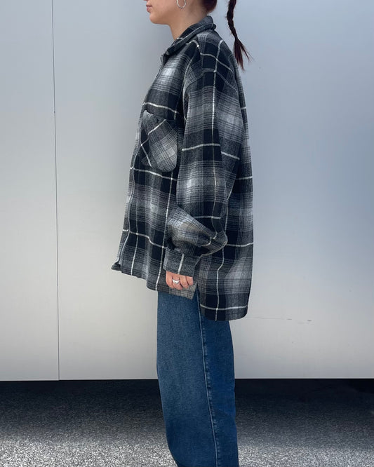 Checked flannel shirt