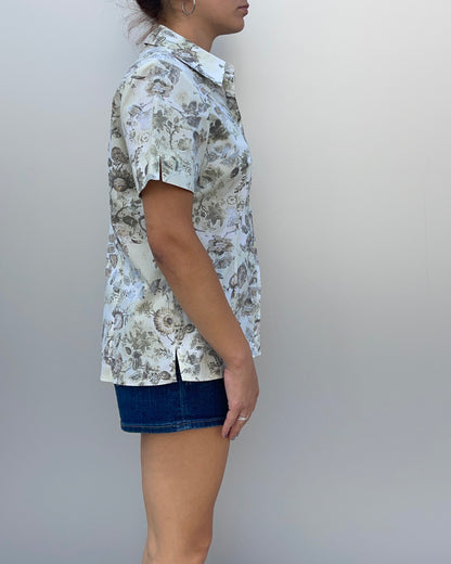 Patterned s/s shirt