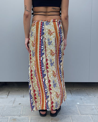 Maxi wrap skirt