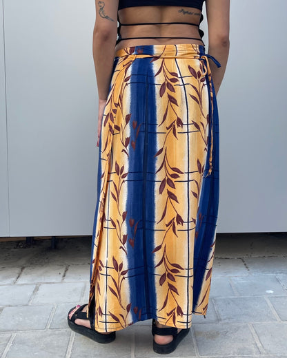 Maxi wrap skirt