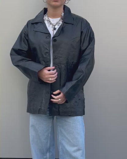 Vegan leather jacket